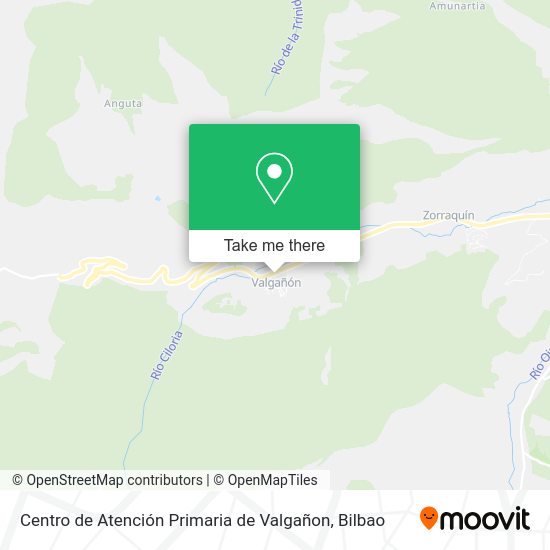 Centro de Atención Primaria de Valgañon map