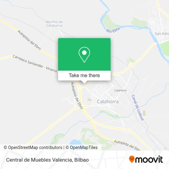 Central de Muebles Valencia map