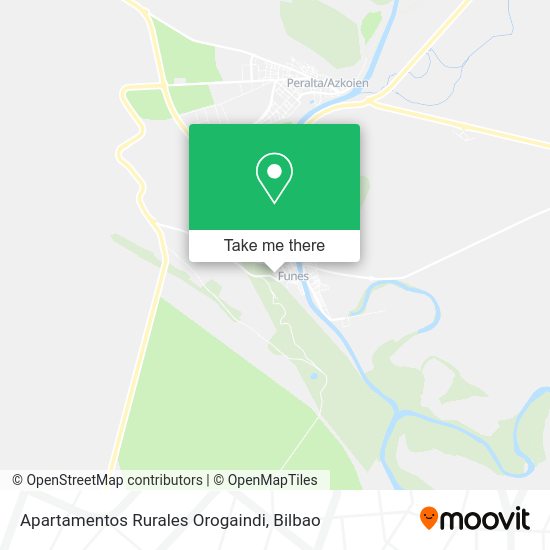 Apartamentos Rurales Orogaindi map