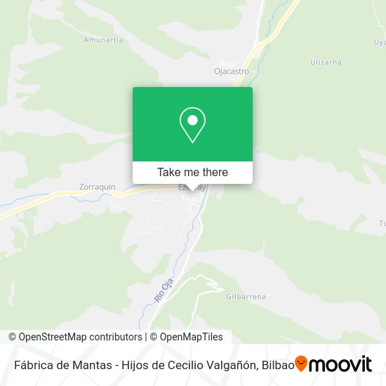 Fábrica de Mantas - Hijos de Cecilio Valgañón map