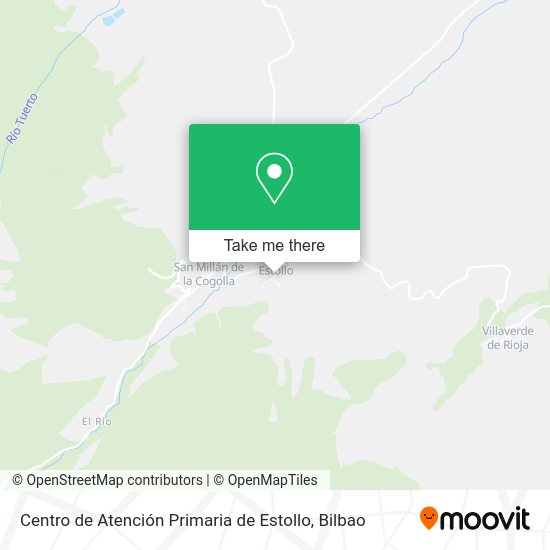 Centro de Atención Primaria de Estollo map