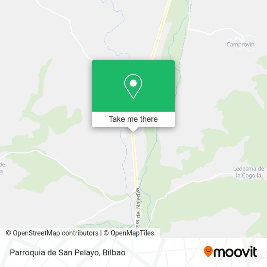 Parroquia de San Pelayo map