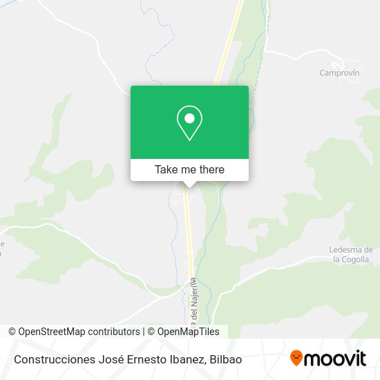 Construcciones José Ernesto Ibanez map