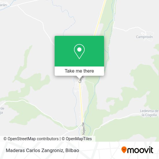Maderas Carlos Zangroniz map