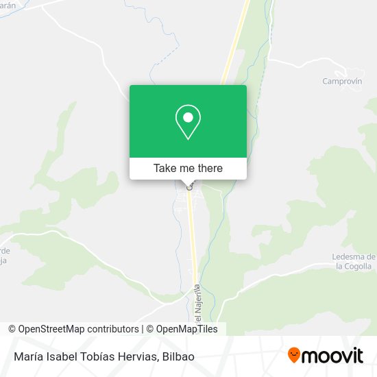 María Isabel Tobías Hervias map