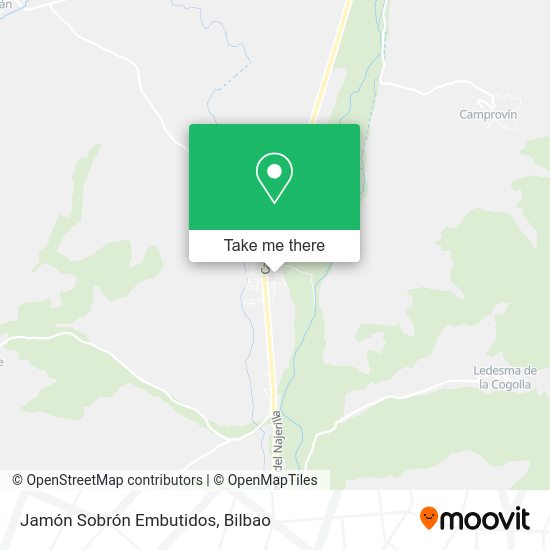 Jamón Sobrón Embutidos map