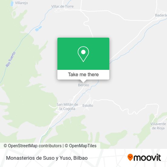 Monasterios de Suso y Yuso map