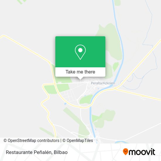 Restaurante Peñalén map