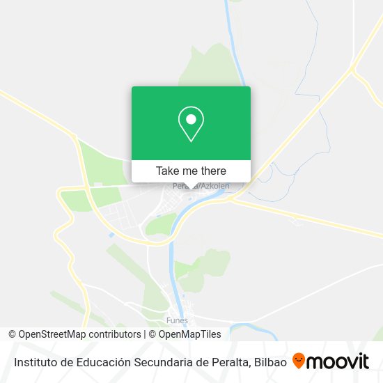 Instituto de Educación Secundaria de Peralta map