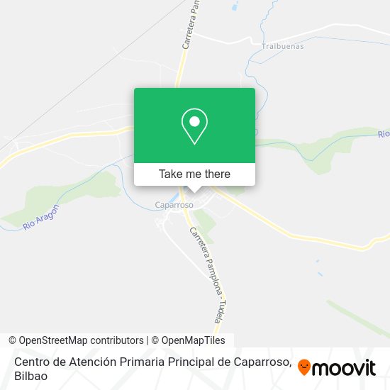 Centro de Atención Primaria Principal de Caparroso map