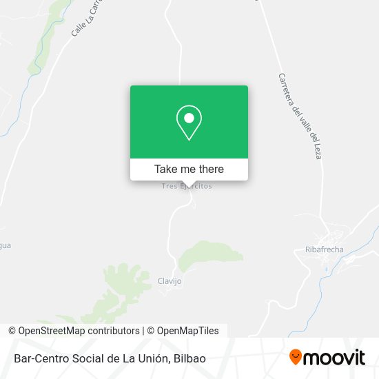 Bar-Centro Social de La Unión map