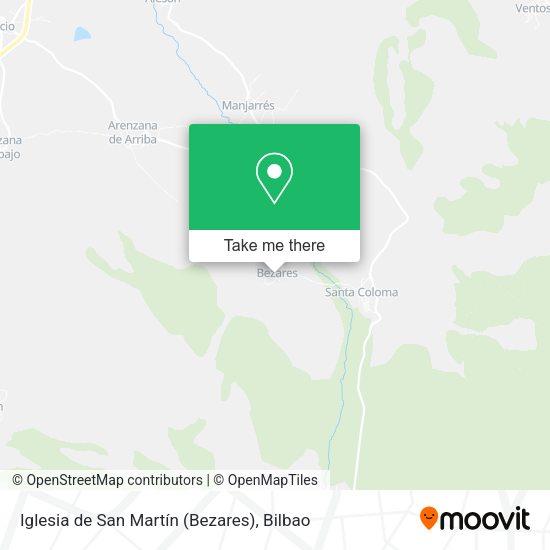 Iglesia de San Martín (Bezares) map