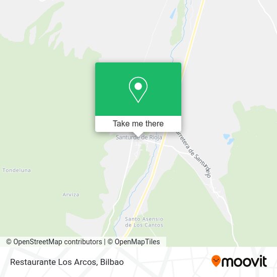 Restaurante Los Arcos map