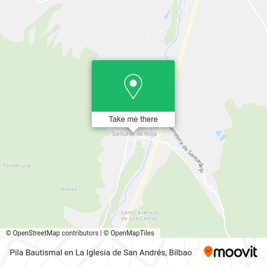 Pila Bautismal en La Iglesia de San Andrés map
