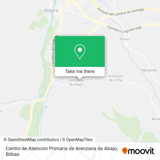 Centro de Atención Primaria de Arenzana de Abajo map