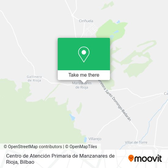 Centro de Atención Primaria de Manzanares de Rioja map