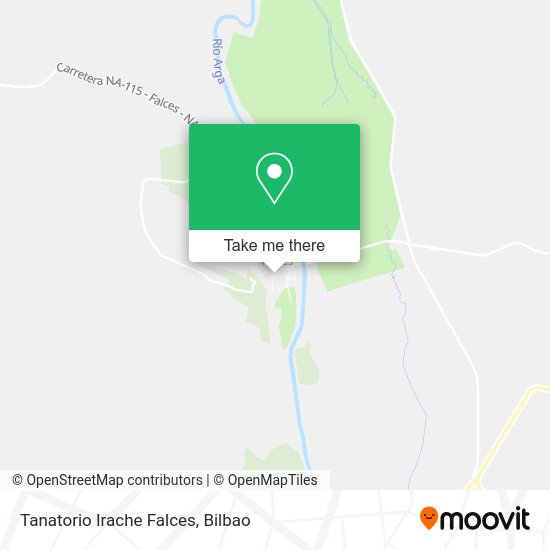 Tanatorio Irache Falces map