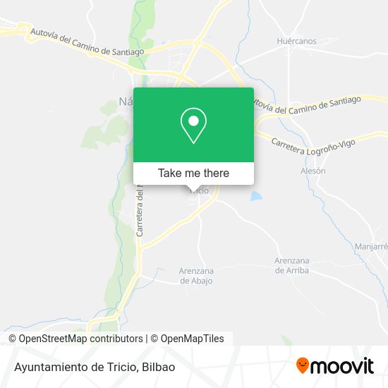 Ayuntamiento de Tricio map