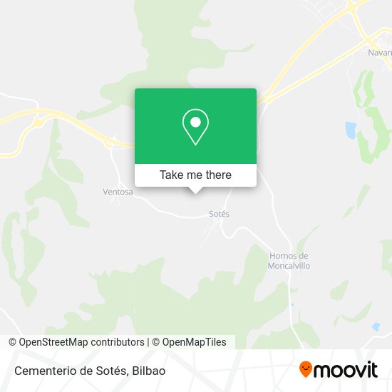 Cementerio de Sotés map