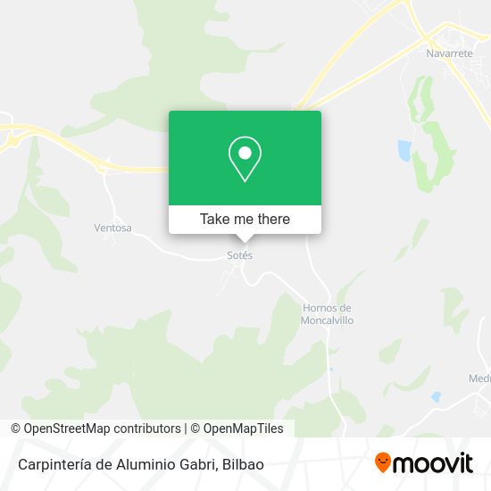 Carpintería de Aluminio Gabri map