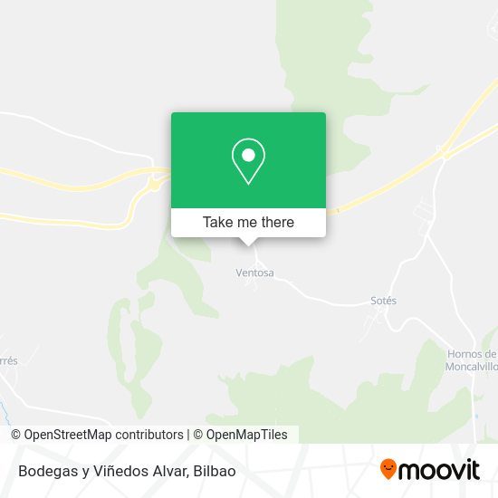 Bodegas y Viñedos Alvar map