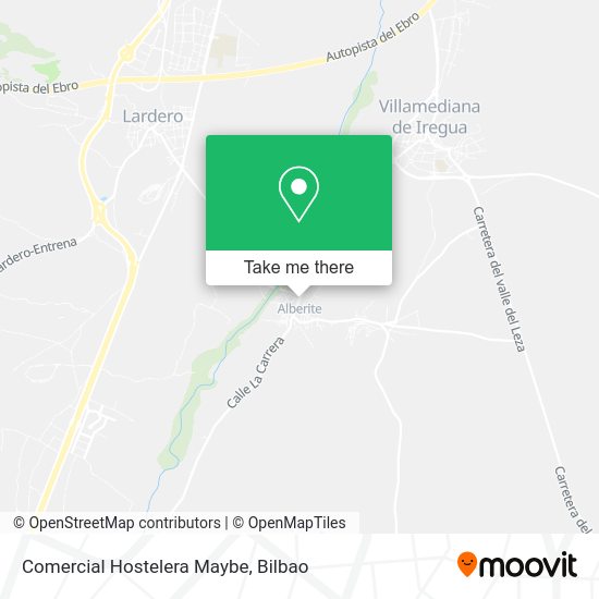 Comercial Hostelera Maybe map