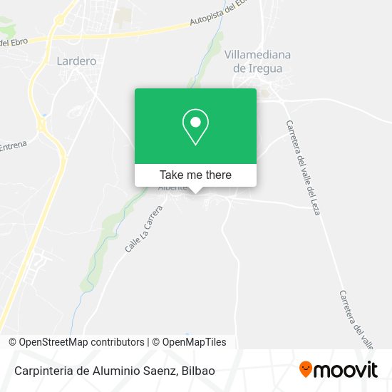 Carpinteria de Aluminio Saenz map
