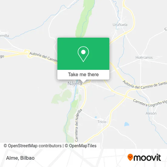 Alme map