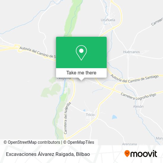 Excavaciones Álvarez Raigada map