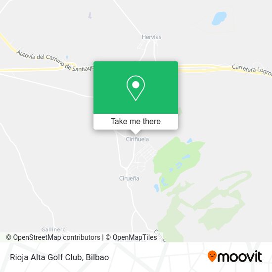 Rioja Alta Golf Club map