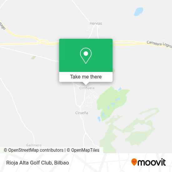 Rioja Alta Golf Club map