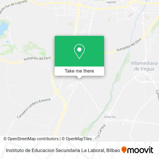 Instituto de Educacion Secundaria La Laboral map