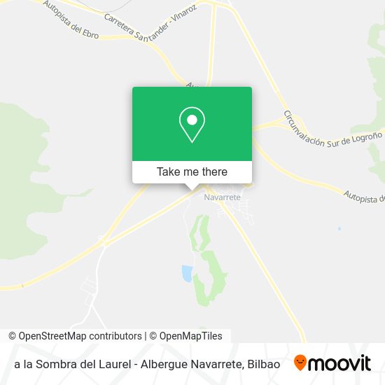 a la Sombra del Laurel - Albergue Navarrete map