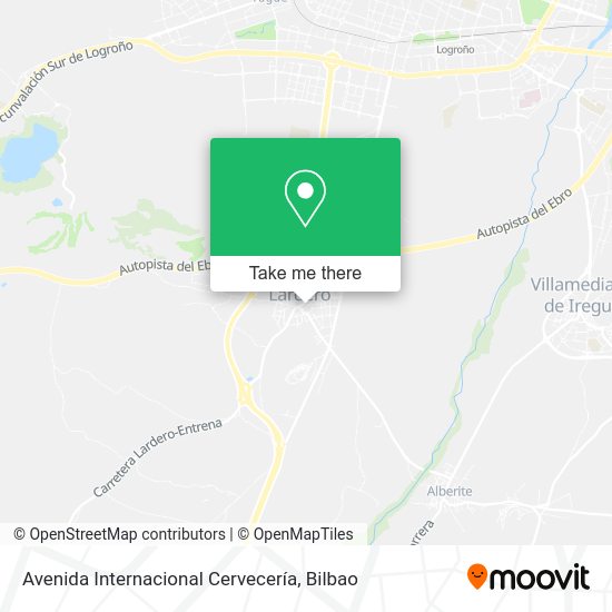 Avenida Internacional Cervecería map