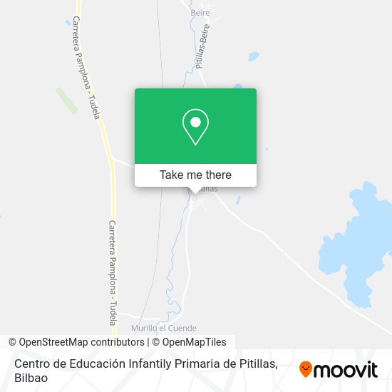 Centro de Educación Infantily Primaria de Pitillas map