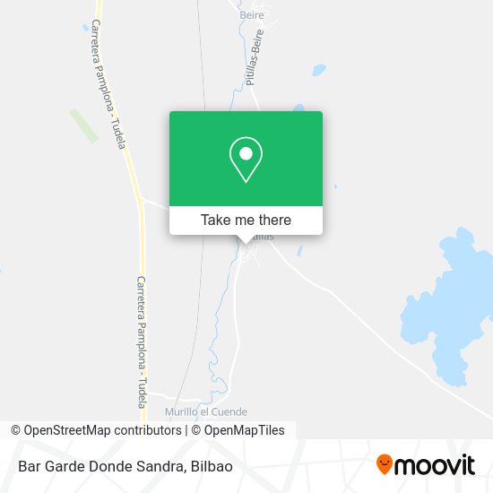 Bar Garde Donde Sandra map