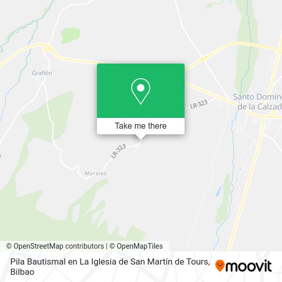Pila Bautismal en La Iglesia de San Martín de Tours map