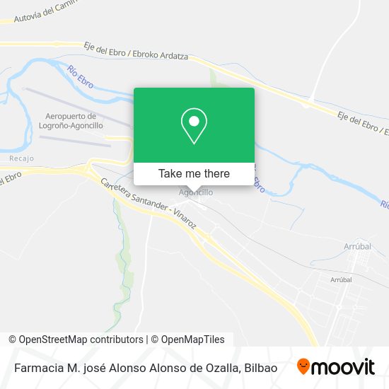Farmacia M. josé Alonso Alonso de Ozalla map