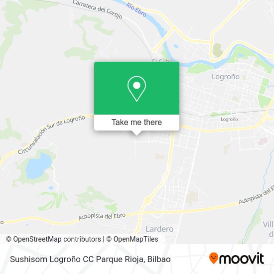 Sushisom Logroño CC Parque Rioja map