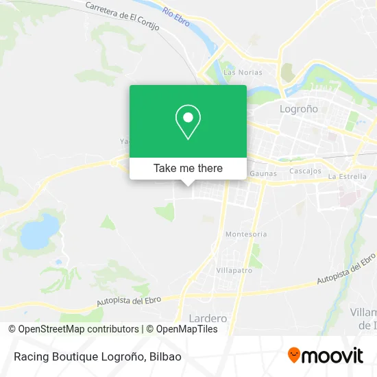 Racing Boutique Logroño map
