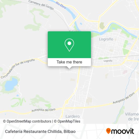 Cafetería Restaurante Chillida map