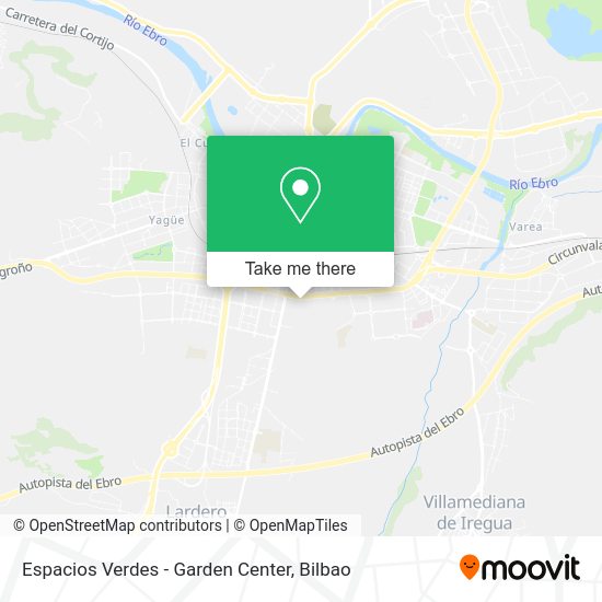 Espacios Verdes - Garden Center map