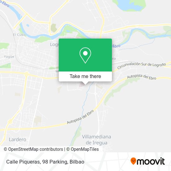 Calle Piqueras, 98 Parking map