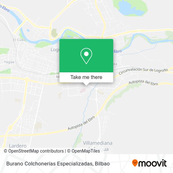 Burano Colchonerías Especializadas map