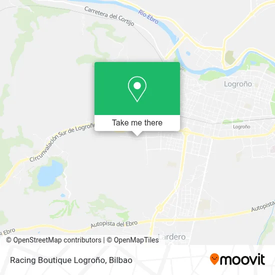 Racing Boutique Logroño map