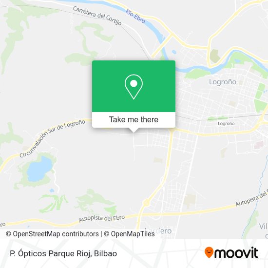 P. Ópticos Parque Rioj map