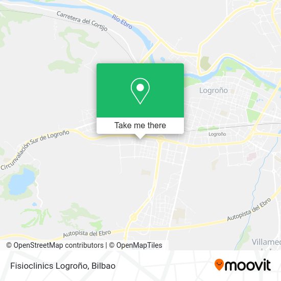 Fisioclinics Logroño map