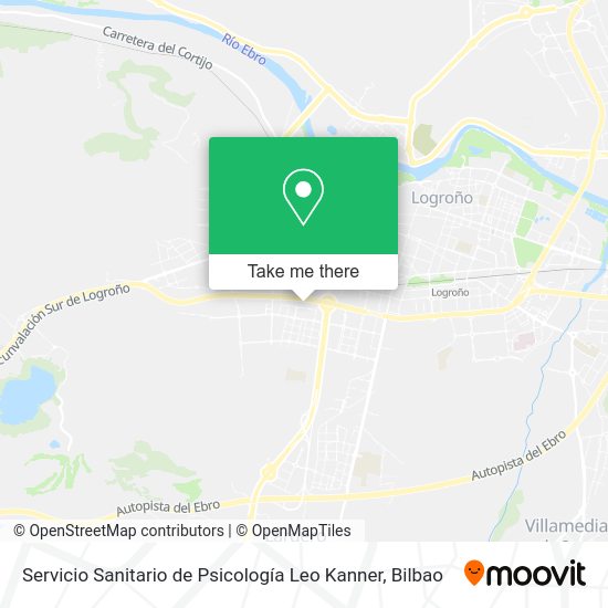 Servicio Sanitario de Psicología Leo Kanner map
