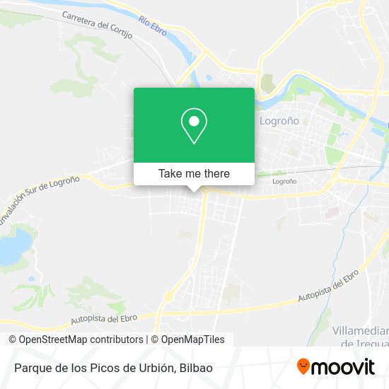 Parque de los Picos de Urbión map