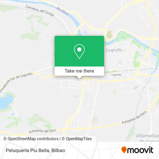 Peluquería Piu Bella map